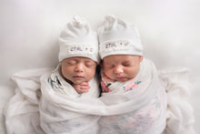Load image into Gallery viewer, Twin Set: Copy + Paste Twin Newborn Beanies