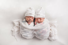 Load image into Gallery viewer, Twin Set: Copy + Paste Twin Newborn Beanies