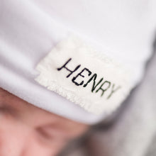 Load image into Gallery viewer, Beech Beanie | Custom Name Newborn Beanie
