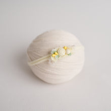 Load image into Gallery viewer, Buttercup Headband | Yellow Beaded + Floral Headband
