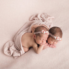 Load image into Gallery viewer, Cherry Blossom Headband | Pink Beaded + Floral Headband