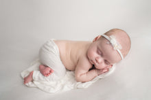 Load image into Gallery viewer, David/Darla Pants + Sleeper Cap | White Outfit Set