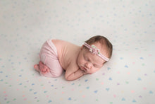 Load image into Gallery viewer, Darla Pants, Bonnet + Sleeper Cap | Pink Terry Outfit Set
