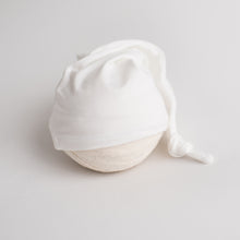 Load image into Gallery viewer, David/Darla Pants + Sleeper Cap | White Outfit Set