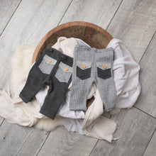 Load image into Gallery viewer, Twin set: David Pants Set | Light + Dark Grey Duo-Tone Waffle