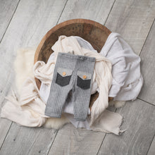 Load image into Gallery viewer, Twin set: David Pants Set | Light + Dark Grey Duo-Tone Waffle