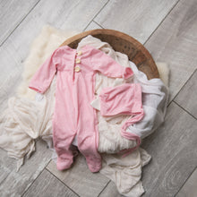 Load image into Gallery viewer, Dino Onesie + Bonnet | Multiple Colours Available