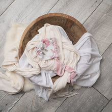 Load image into Gallery viewer, Rosewood Bonnet | Floral, Ruffle-Trimmed Bonnet