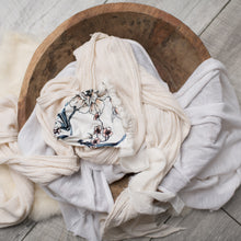 Load image into Gallery viewer, Twin set: Rosewood Bonnets | Floral Bonnet with Velvet Trim Set