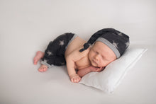 Load image into Gallery viewer, David Pants + Sleeper Cap | Grey Star Terry Outfit Set