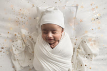 Load image into Gallery viewer, David/Darla Pants + Sleeper Cap | White Outfit Set