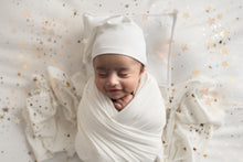Load image into Gallery viewer, David/Darla Pants + Sleeper Cap | White Outfit Set

